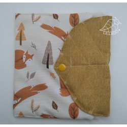   Rókás - leveles patentos bibliaborító kis újfordítású bibliára