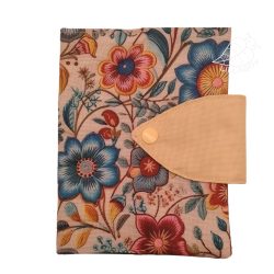   Virágos rét - patentos bibliaborító kis Károli bibliára