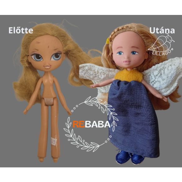 Panni- kézzel festett arcú tündér rebaba