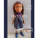 Teodóra - kézzel festett Rebaba