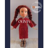 Olívia - kézzel festett arcú Rebaba