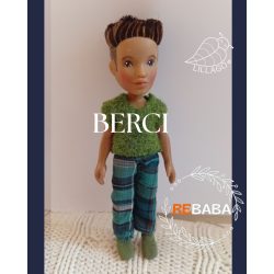 Berci - kézzel festett arcú rebaba manó
