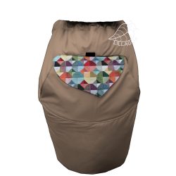   Homok-Geometriai 3 az 1-ben hordozótakaró / fekete polárbéléssel