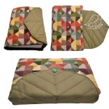 Geometriai mintás - patentos - bibliaborító kis Károli bibliára