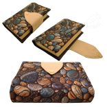 Kavicsok, patentos - bibliaborító kis Károli bibliára