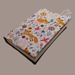   Rókás - virágos - bibliaborító kis Újfordítású bibliára