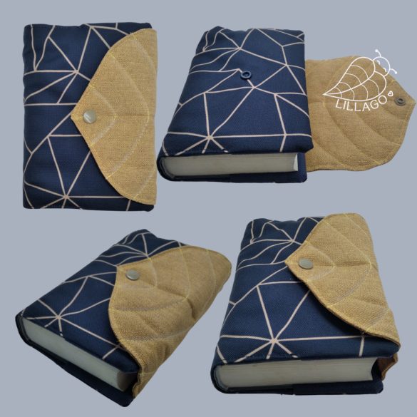 Fekete, patentos - bibliaborító kis Károli bibliára